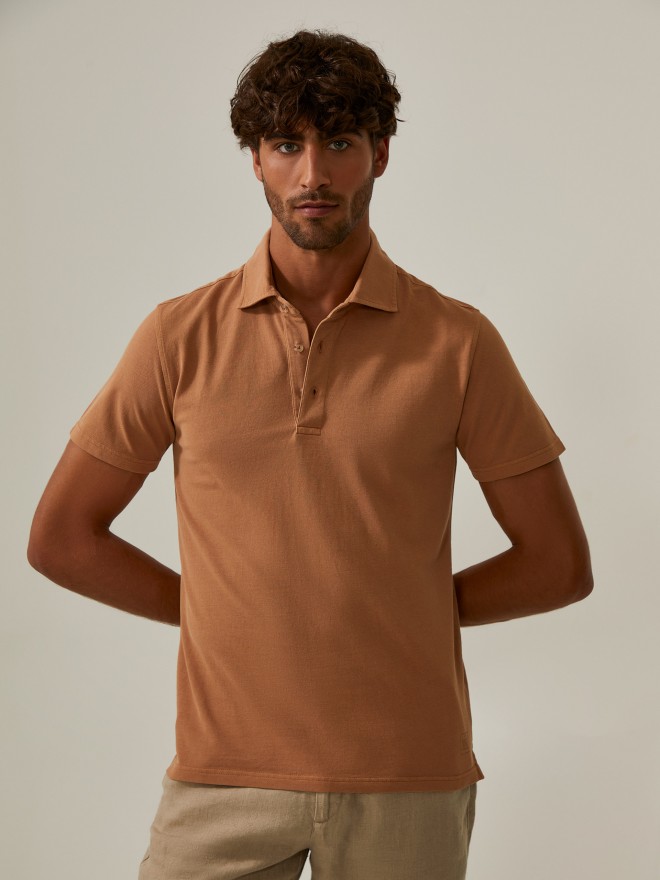 Slim fit cotton polo Slim fit cotton polo