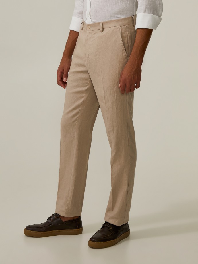 Linen chino pants