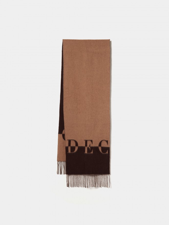 Wool and alpaca scarf
