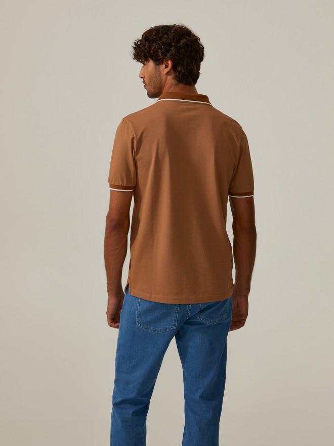 Polo in mercerized cotton Polo in mercerized cotton