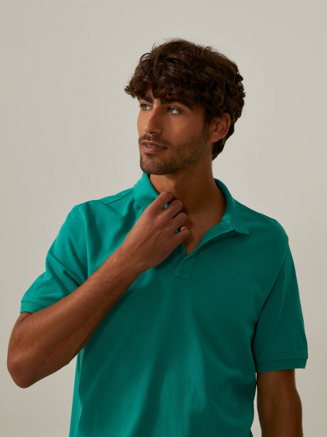 Polo piqué de algodão Polo piqué de algodão