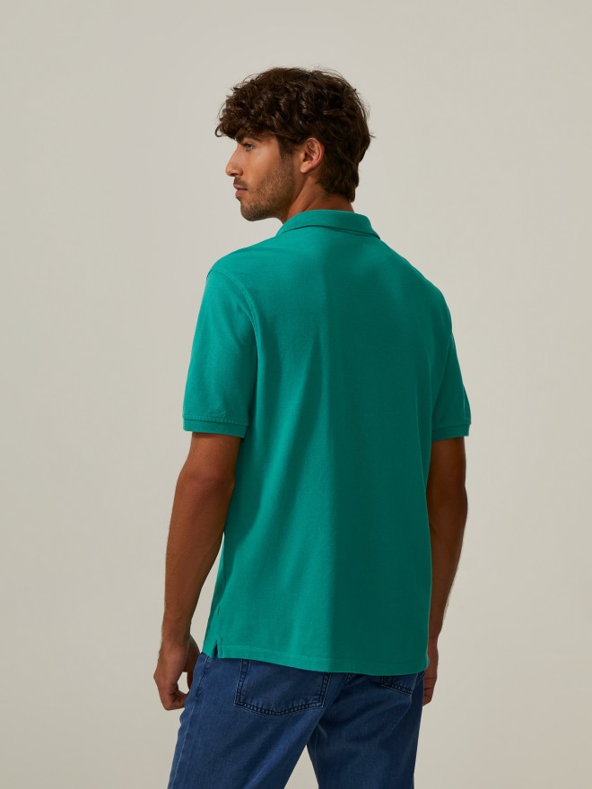 Polo piqué de algodão Polo piqué de algodão