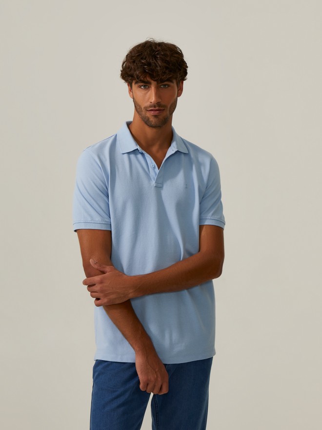 Polo piqué de algodão Polo piqué de algodão