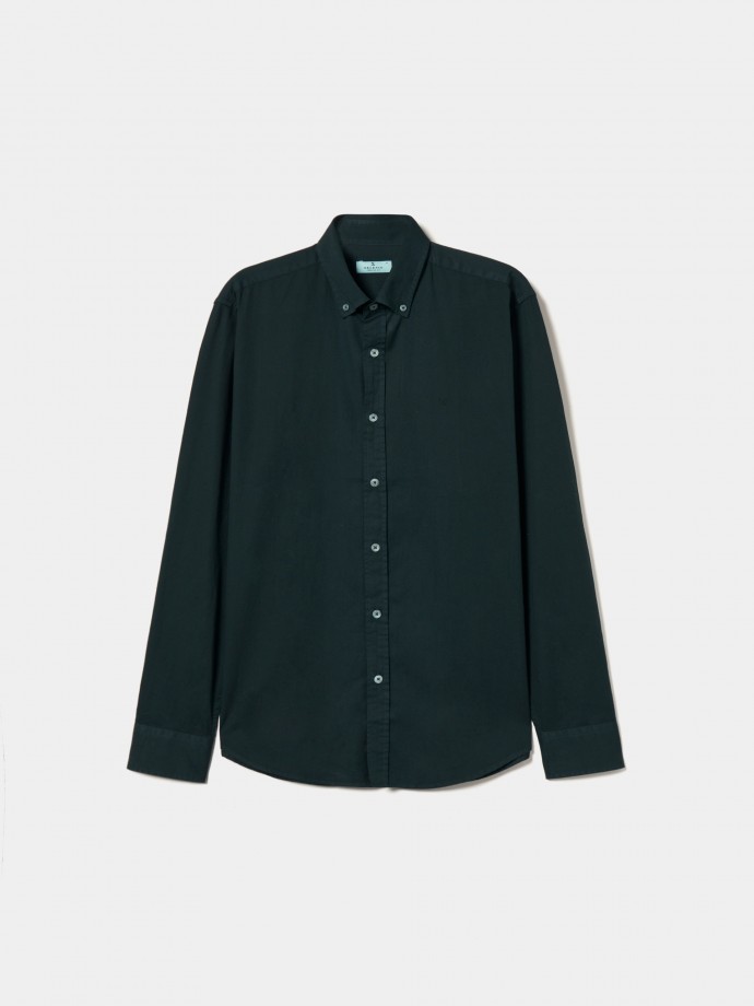 Regular fit cotton shirt