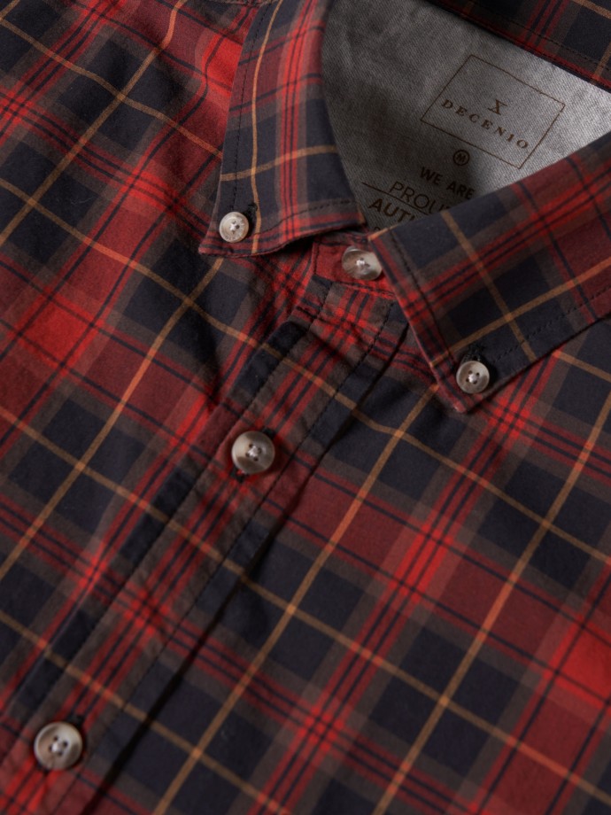 Regular fit plaid shirt