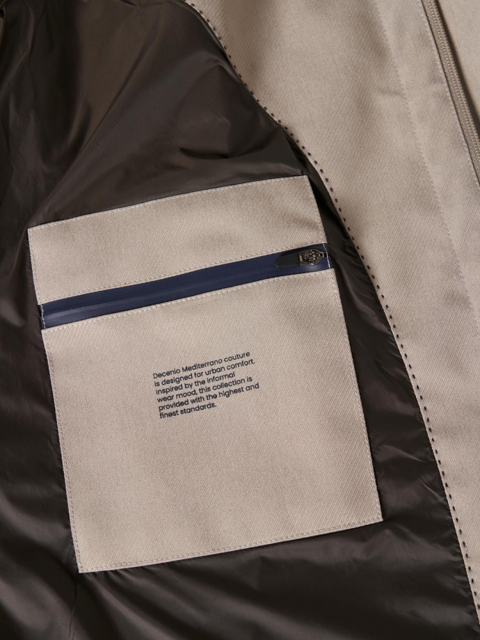 Water repellent trench coat