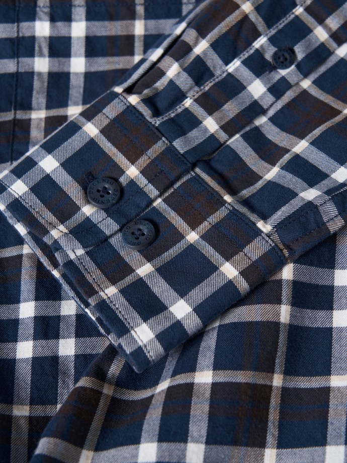 Regular fit plaid shirt