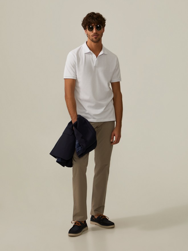 Polo piqué de algodão Polo piqué de algodão