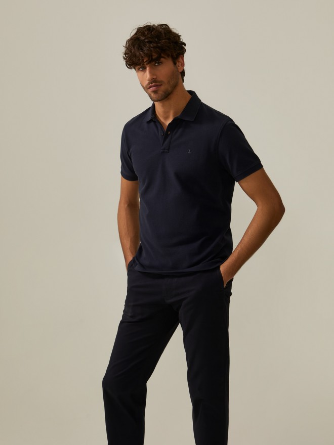 Polo piqué de algodão Polo piqué de algodão