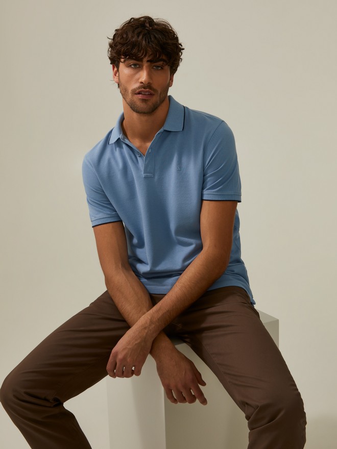 Cotton piqu� polo