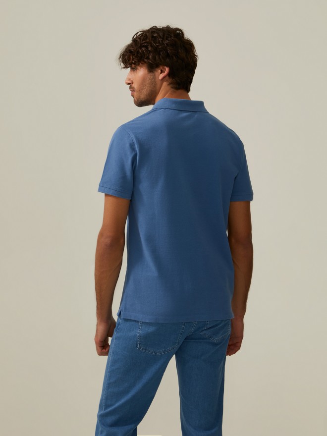 Polo piqué de algodão Polo piqué de algodão