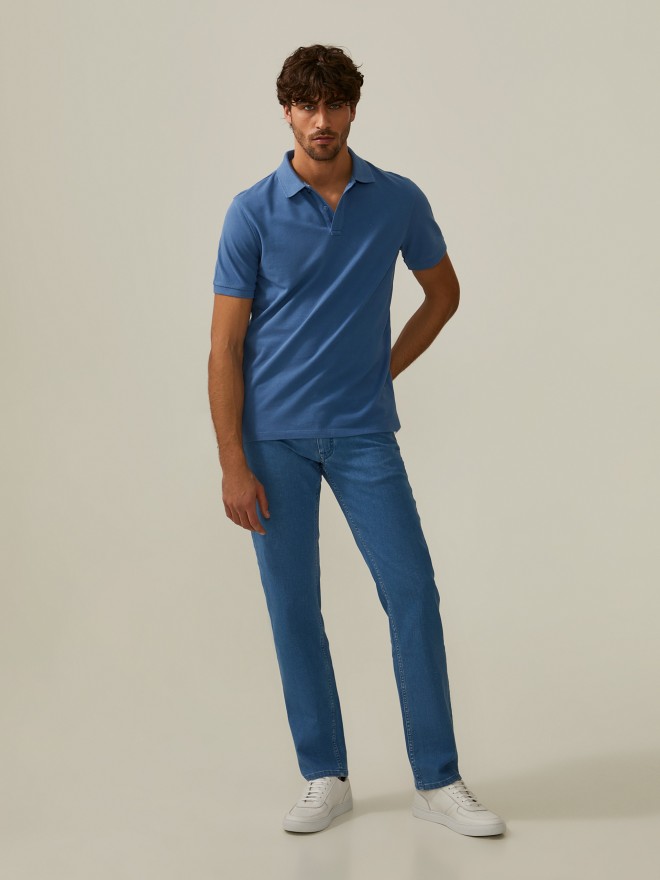 Polo piqué de algodão Polo piqué de algodão