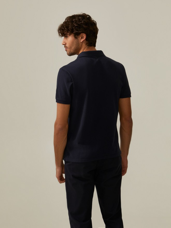Polo piqué de algodão Polo piqué de algodão