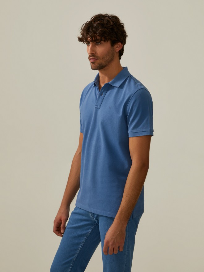 Polo piqué de algodão Polo piqué de algodão