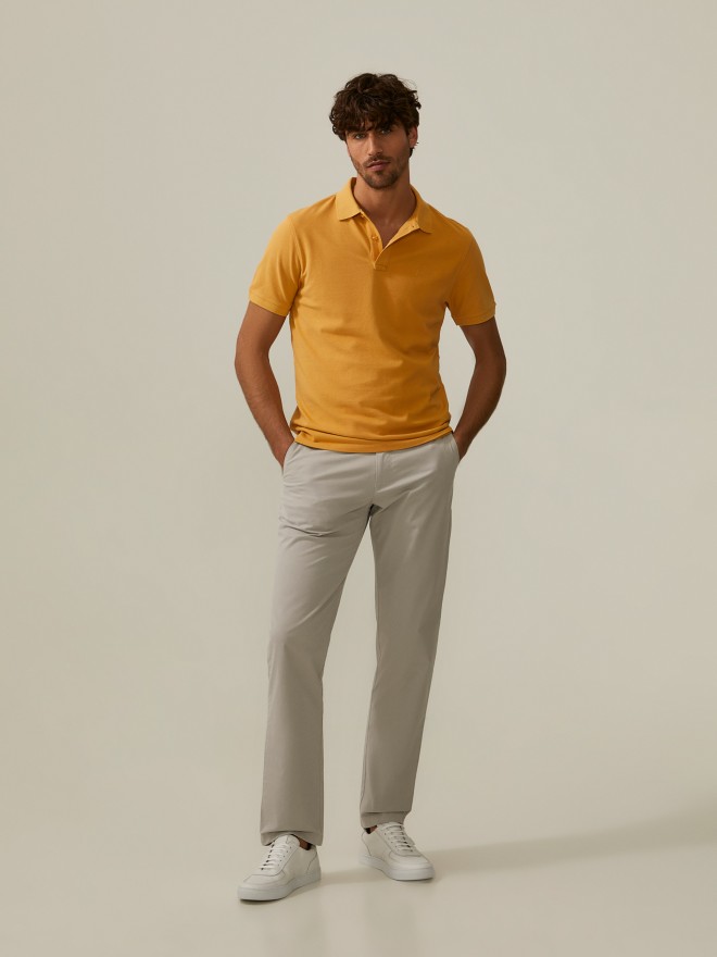 Polo piqué de algodão Polo piqué de algodão