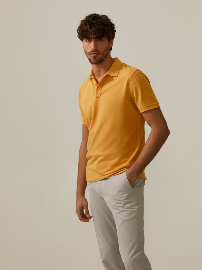 Polo piqué de algodão Polo piqué de algodão