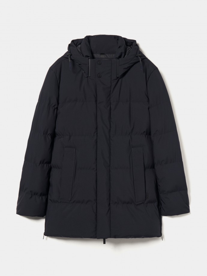 Water repellent parka