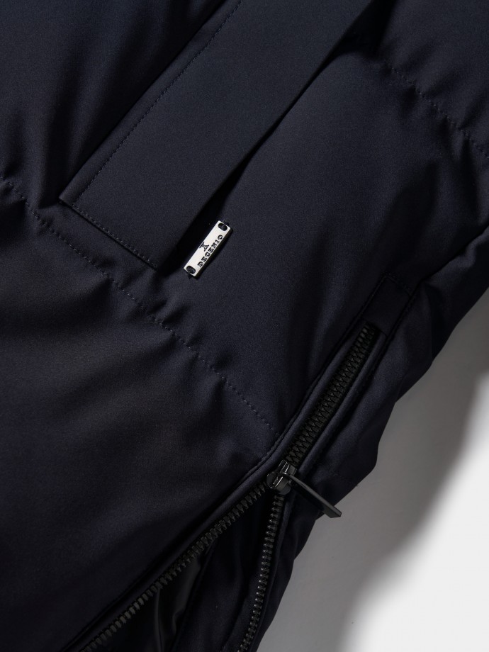 Water repellent parka