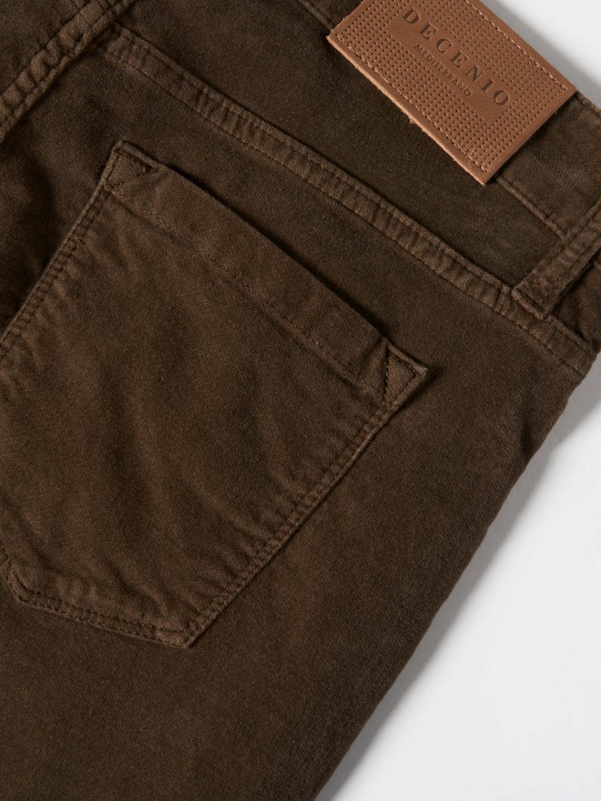 Skinny velvet pants