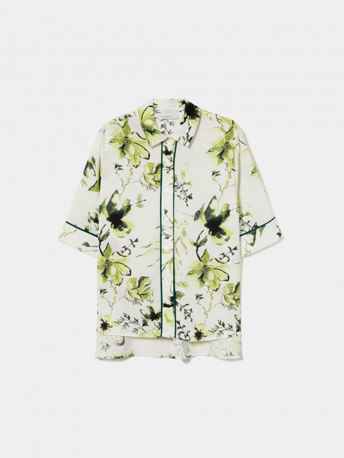 Floral pattern shirt