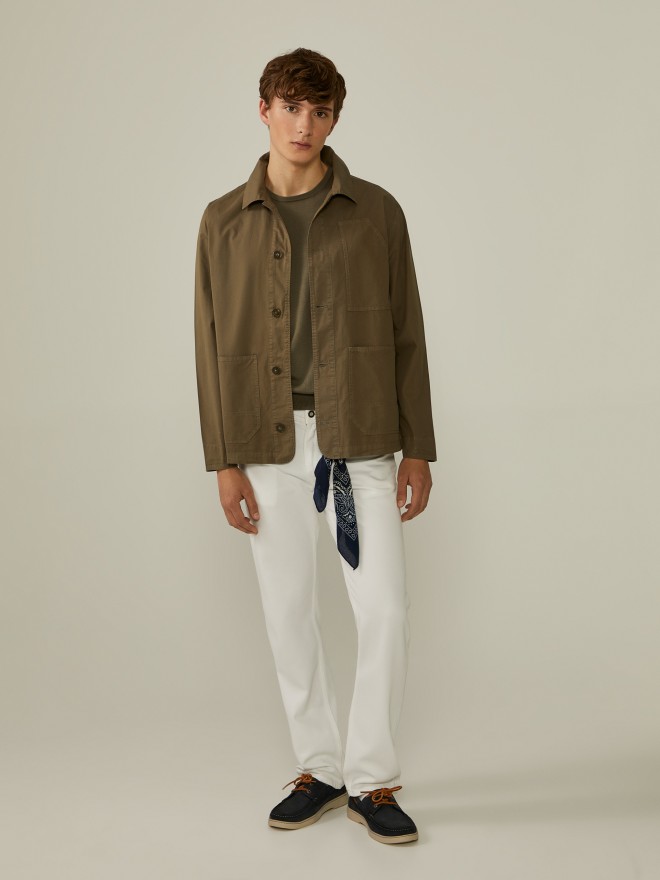 Twill overshirt