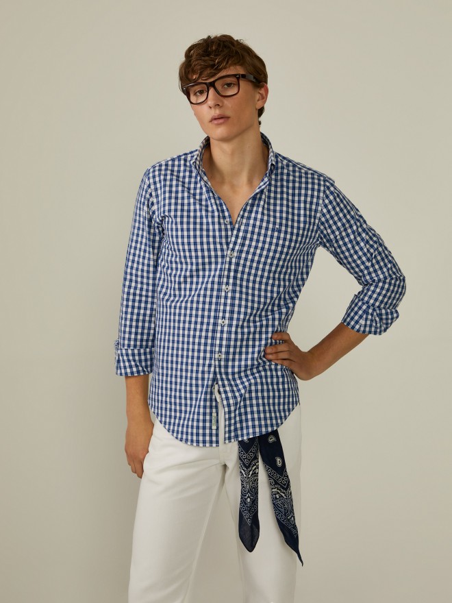 Slim fit poplin shirt Slim fit poplin shirt