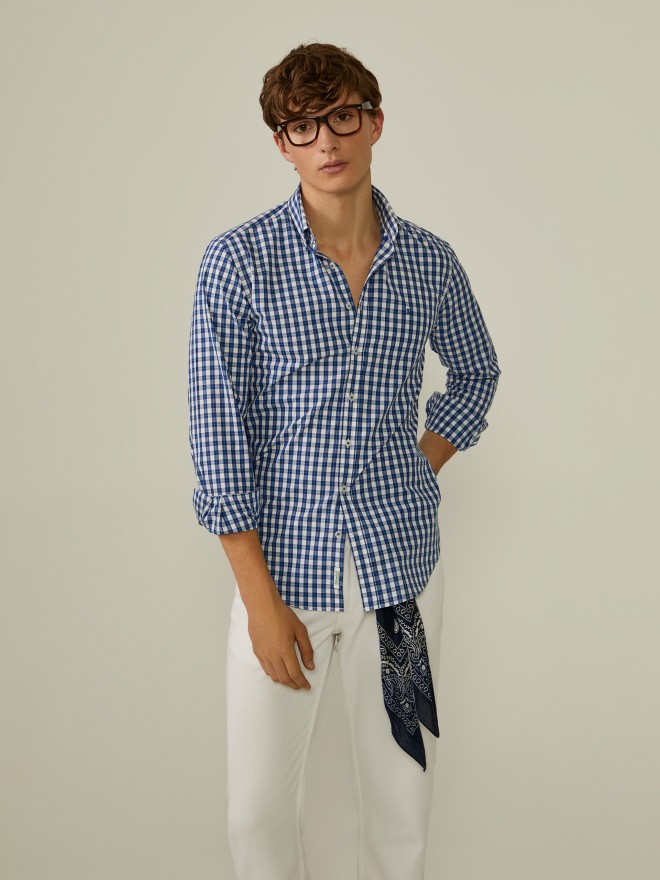 Slim fit poplin shirt Slim fit poplin shirt