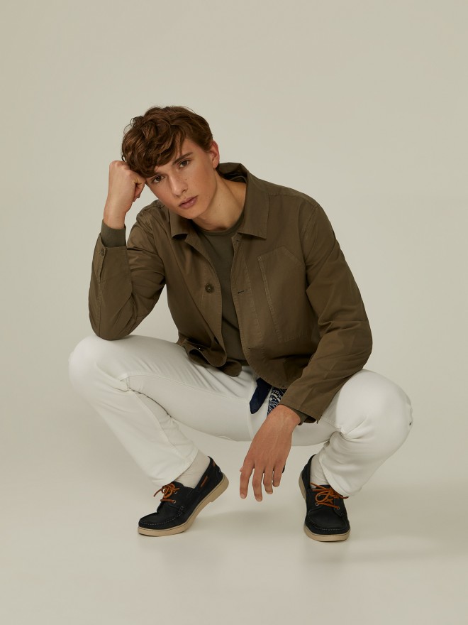 Twill overshirt