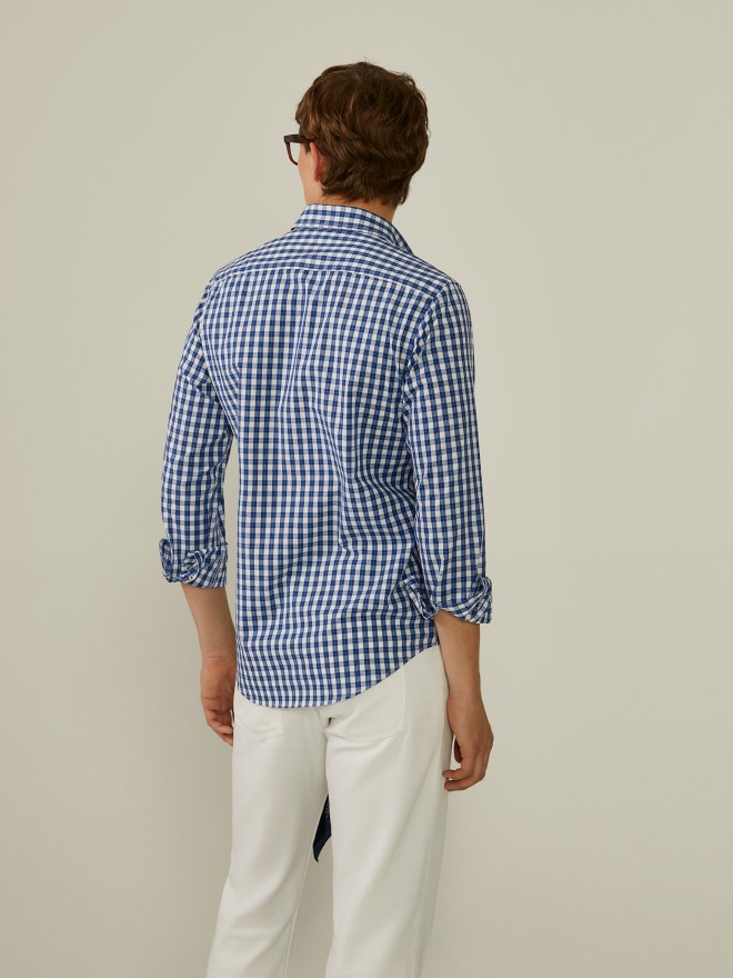Slim fit poplin shirt Slim fit poplin shirt