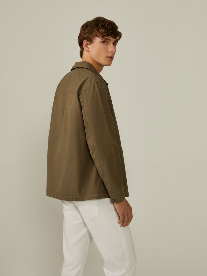 Twill overshirt