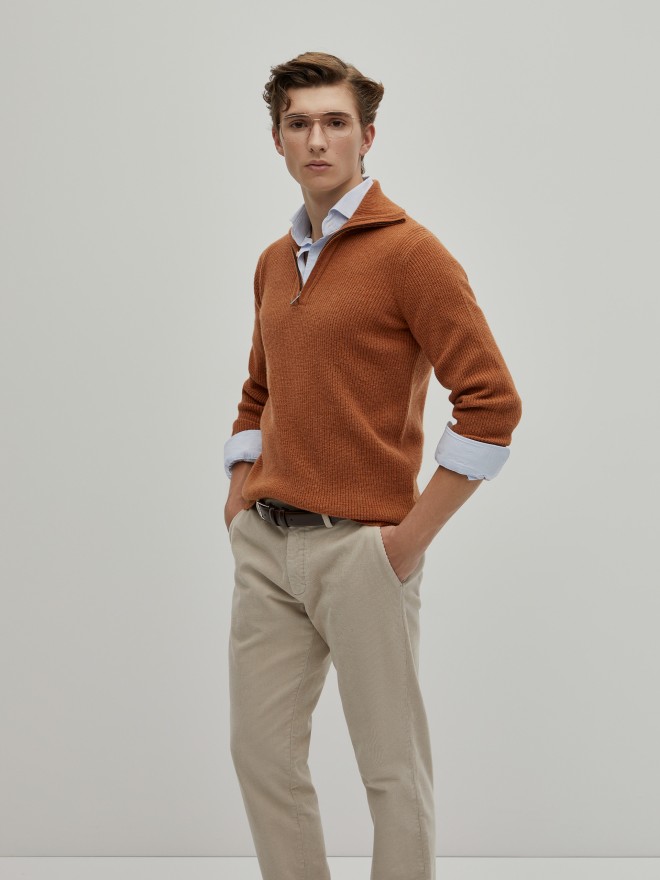 Wool zip-up sweater Wool zip-up sweater