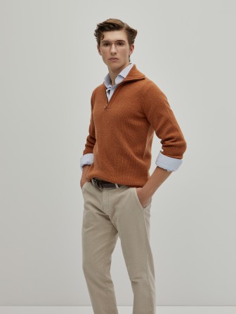 Wool zip-up sweater Wool zip-up sweater