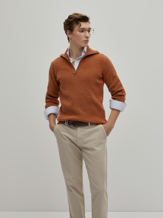 Wool zip-up sweater Wool zip-up sweater