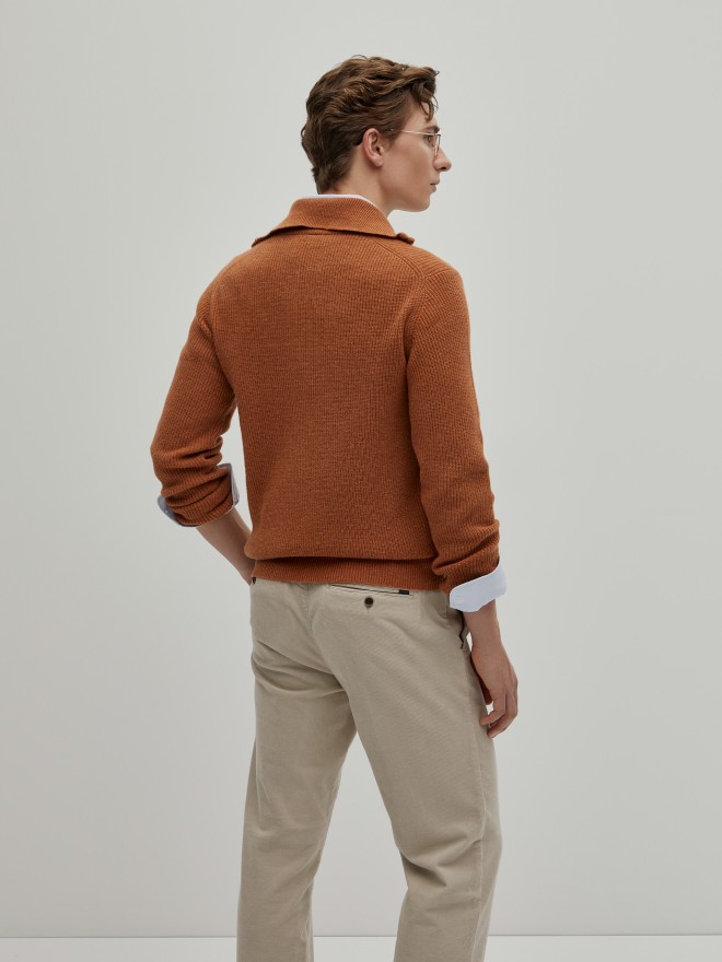 Wool zip-up sweater Wool zip-up sweater