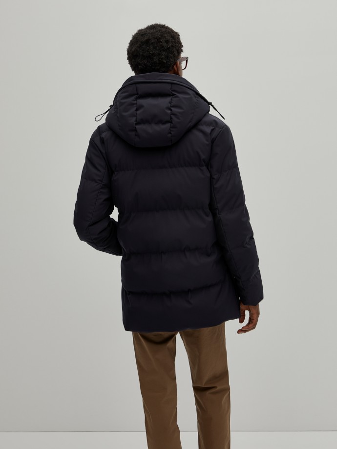 Water repellent parka