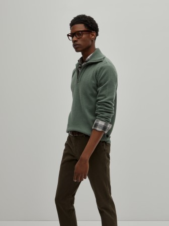 Wool zip-up sweater Wool zip-up sweater