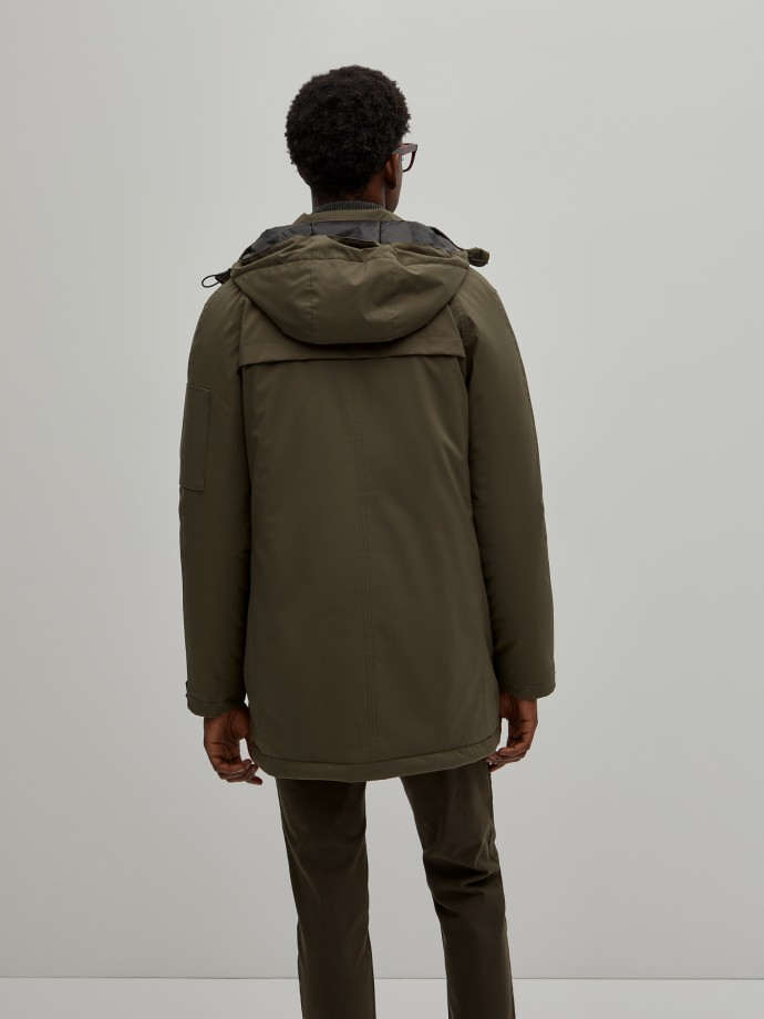 Parka in technical fabric