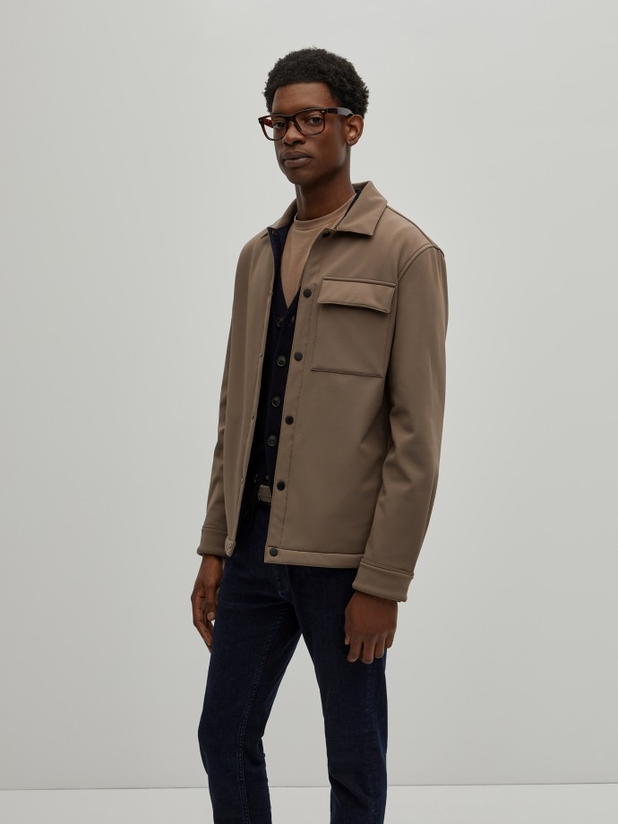 Water repellent overshirt