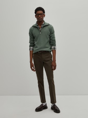 Wool zip-up sweater Wool zip-up sweater