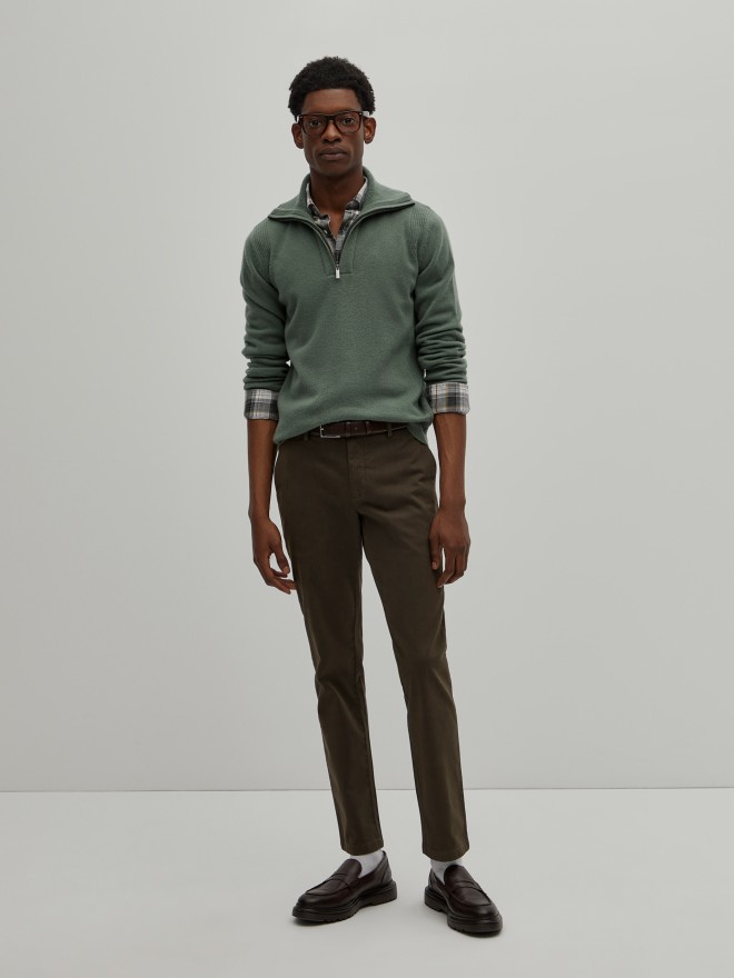 Wool zip-up sweater Wool zip-up sweater