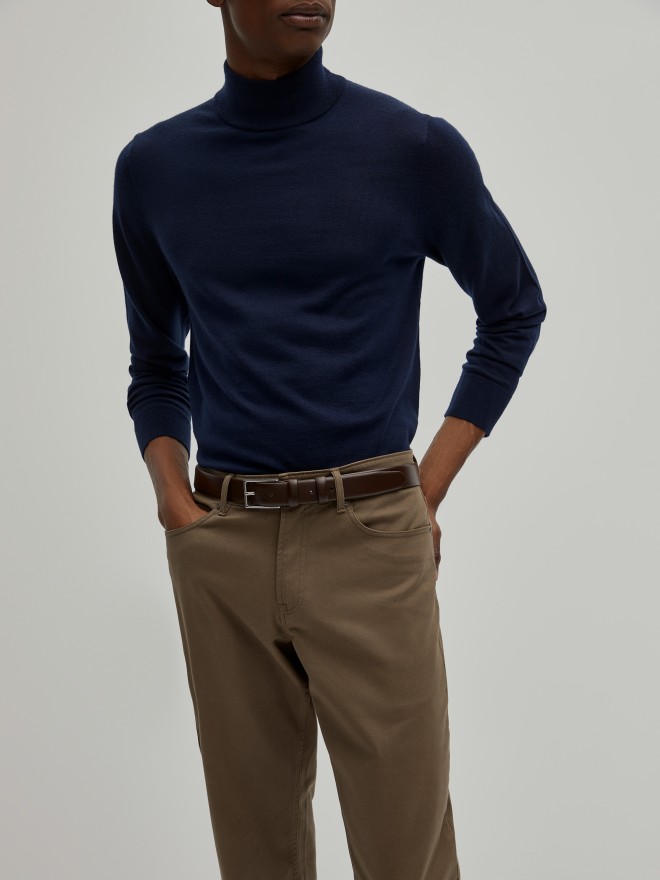 Pantal�n regular fit de sarga