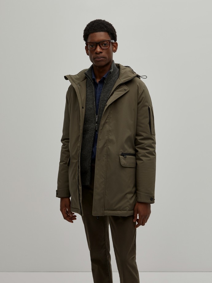 Parka in technical fabric