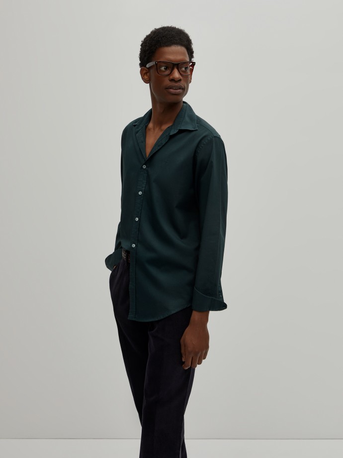 Regular fit cotton shirt