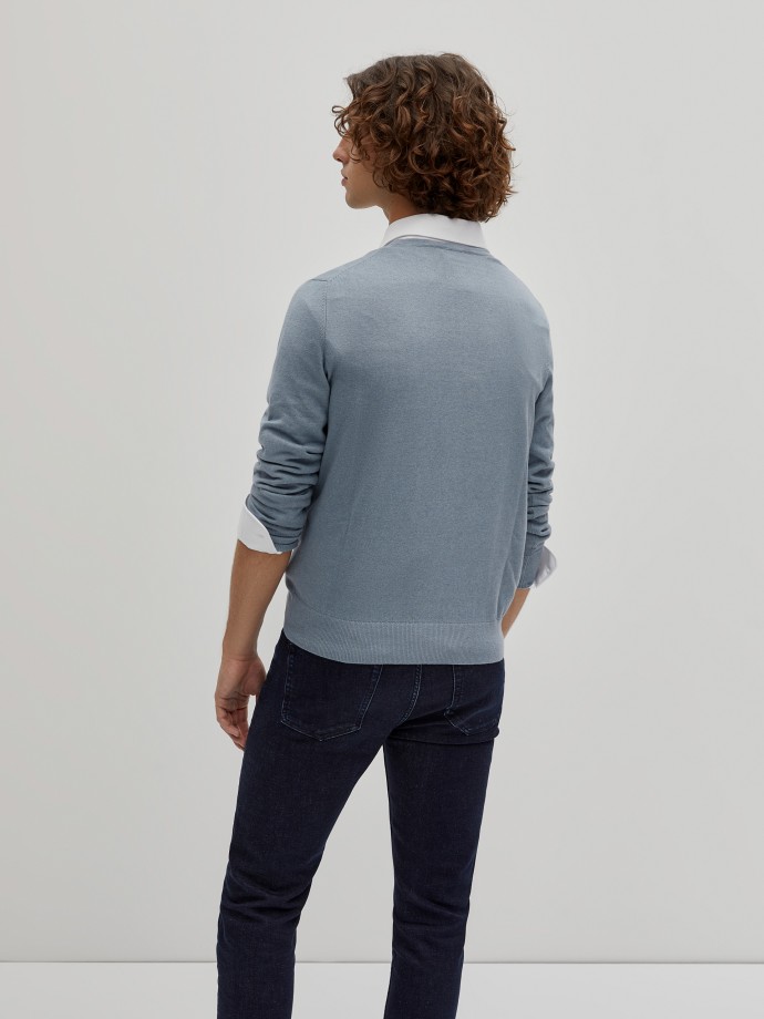 Cotton and cashmere pullover