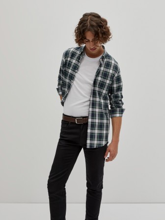 Slim fit plaid shirt Slim fit plaid shirt