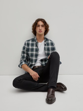 Slim fit plaid shirt Slim fit plaid shirt