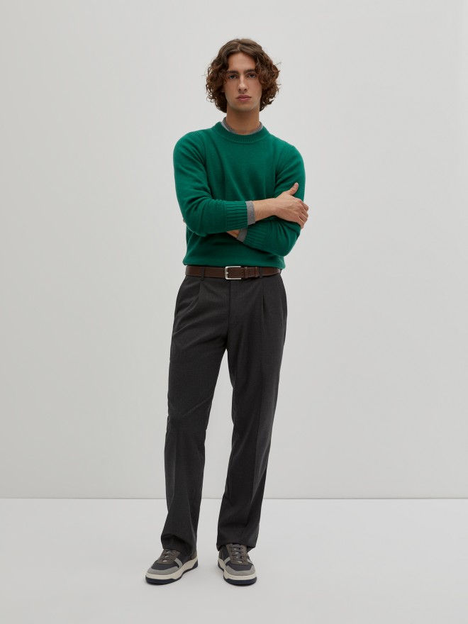 pantalones plisados pantalones plisados