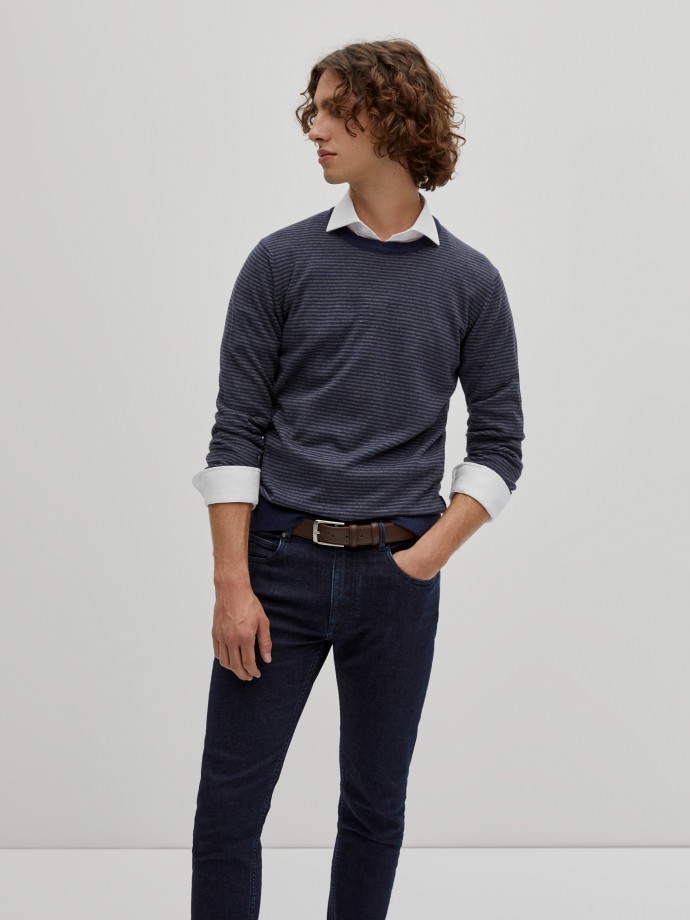 Cotton and cashmere sweater