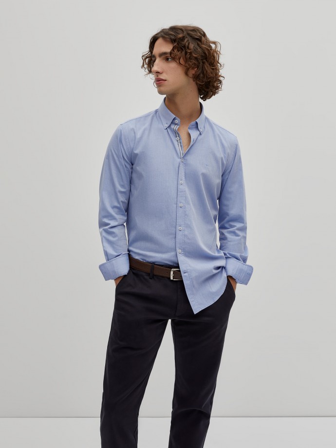 Slim fit cotton shirt