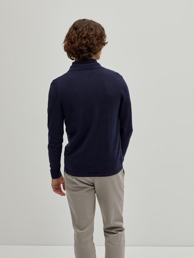 Cotton and cashmere knitted coat Cotton and cashmere knitted coat